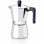 Monix Induction Express Cafetera Italiana de Aluminio 6 Tazas Plata