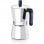 Caffettiera italiana Monix Induction Express in alluminio 6 tazze Argento