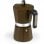 Monix New Cream Aluminium Cafetière Italienne 9 Tasses Marron
