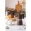 Monix New Cream Aluminium Cafetière Italienne 9 Tasses Marron