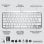 Logitech MX Keys Mini Teclado Inalámbrico Bluetooth Gris