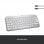 Tastiera Bluetooth Logitech MX Keys Mini per Mac