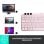 Logitech MX Keys Mini tastiera wireless Bluetooth rosa