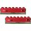 Mushkin Redline DDR4 3466 MHz 16 Go 2 x 8 Go CL18 Rouge