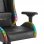 Mc Haus RGB-LEDsplay Silla Gaming Negra
