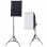 vidaXL Kit Studio Photo 2 projecteurs + 5 arrière-plans + accessoires