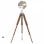 vidaXL Lampadaire avec trépied Bois de manguier massif 165 cm