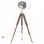 vidaXL Lampadaire avec trépied Bois de manguier massif 165 cm