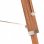 vidaXL Lámpara de trípode madera maciza de teca marrón y gris 141 cm