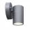 VidaXL Pack de 2 Spots Muraux Extérieurs Downlight GU10 Inox