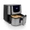 Airfryer Princess 182060 Deluxe XXL 5,5L 1700W Digitaal Touch Zwart/Zilver