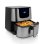 Airfryer Princess 182060 Deluxe XXL 5,5L 1700W Digitaal Touch Zwart/Zilver