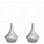 VidaXL Pack de 2 Lampes de Table Tactiles E14 Blanches