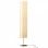 VidaXL Lámpara de Pie con Soporte de Acero 3xE14 Beige