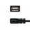 Nanocable Cable OTG USB 2.0 MiniUSB Acodado Negro