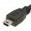 Cable USB 2.0 a Mini USB 0.8m M/M Negro