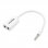 Unotec Duplicador Audio Jack 3.5mm Blanco
