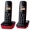 Panasonic KX-TG1612 Téléphone sans fil DECT Duo Rouge