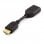 Cable Extensor HDMI Macho/Hembra 10cm Negro
