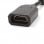 Cable Extensor HDMI Macho/Hembra 10cm Negro