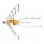 Televes Antena Ellipse Uhf G38 Db Amarillo