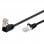 Cavo di rete Goobay UTP CAT5E 1x 90 gradi 2 m Nero