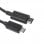 Cable USB-C a Micro USB 2.0 Macho/Macho 1m Negro