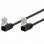 Goobay Cable de Red UTP CAT5E 2x 90 Grados 3m Negro