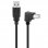 Goobay Cable Impresora Acodado USB-A a USB-B Macho/Macho 3m Negro