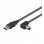 Goobay Cable Impresora Acodado USB-A a USB-B Macho/Macho 3m Negro