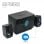 Ewent Colunas Gaming 2.1 com Bluetooth/Rádio FM/Leitor Multimédia USB/AUX/SD