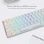 Redragon Draconic K530 Teclado Mecánico Gaming TKL RGB Switch Brown Layout USA Blanco
