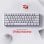 Redragon Dragonborn K630 Teclado Mecánico Gaming RGB Blanco Switch Brown Layout USA