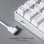 Redragon Dragonborn K630 Teclado Mecánico Gaming RGB Blanco Switch Brown Layout USA