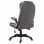 VidaXL Silla de Oficina de Cuero Sintético Gris Antracita