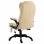 VidaXL Silla de Oficina de Masaje de Cuero Sintético Crema
