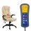 VidaXL Silla de Oficina de Masaje de Cuero Sintético Crema
