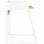Bureau VidaXL 90x60x88cm Chêne/Blanc