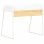 Bureau VidaXL 90x60x88cm Chêne/Blanc