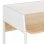 Bureau VidaXL 90x60x88cm Chêne/Blanc