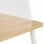 Bureau VidaXL 90x60x88cm Chêne/Blanc
