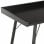 Bureau VidaXL 90x50x79cm Noir