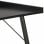 Bureau VidaXL 90x50x79cm Noir