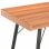 Bureau VidaXL 90x50x79cm Marron
