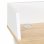 Scrivania VidaXL 80x50x84 cm Bianco/Naturale