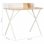 Scrivania VidaXL 80x50x84 cm Bianco/Naturale