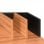 VidaXL Secretária 80x50x84cm Preto/Castanho