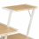 VidaXL Scrivania con Ripiano 116x50x93 cm Rovere/Bianco