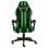 Sedia da gaming VidaXL in pelle sintetica nera/verde