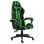 Sedia da gaming VidaXL in pelle sintetica nera/verde